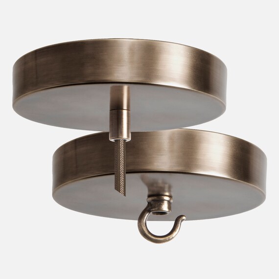 Brass Ceiling Canopy Kit Pendant Light Canopy Kit Pendant Hanging Kit Chandelier Canopy Hardwire Kit Ceiling Hook Or Coupling Attachment