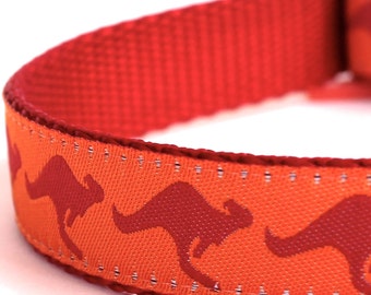 kangaroo leather dog collar