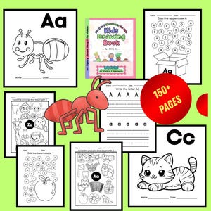 Alphabet Coloring Book: ABC Letter Tracing, Preschool Learning (PDF Download)