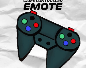 ANIMATED Game Controller • Emote • Instant Download