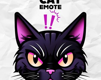 Angry Cat • Emote • Instant Download