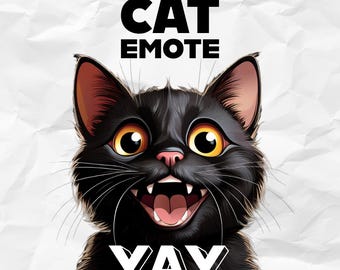 Happy Cat • Emote • Instant Download