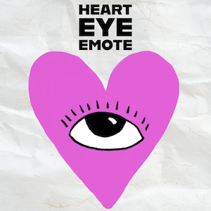 Heart Eye • Emote • Instant Download