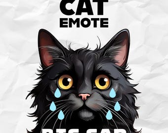 Big Sad Cat • Emote • Instant Download