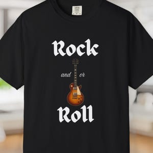 Vintage Rock and Roll Graphic T-Shirt, Music Lover Gift
