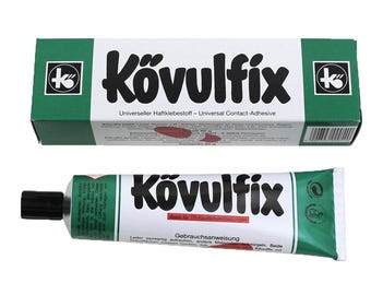 Kövulfix Schuhkleber 90g – Starker Allzweckkleber für Leder, Gummi, Metall & Holz | Profi Schuhreparatur Kleber Made in Germany