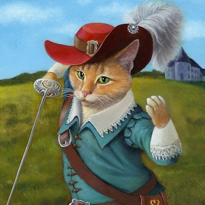 Puss in Boots Art Print