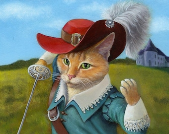 Puss in Boots Art Print - Etsy Puss in Boots Art Print - Etsy