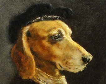 Beagle Kunstdruck