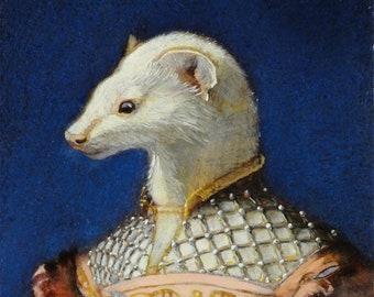 Ferret Art Print - Eleonora