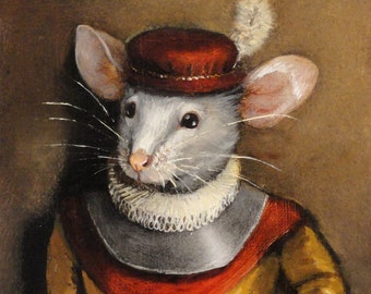 Mouse Warrior Art Print
