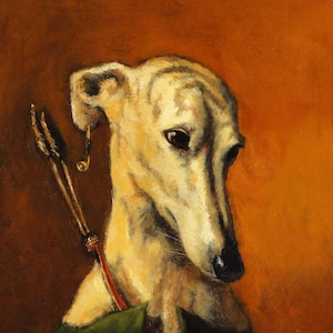 Greyhound Art Print - Huntress