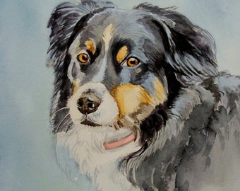 Watercolor Pet Portrait - WITHOUT Costume