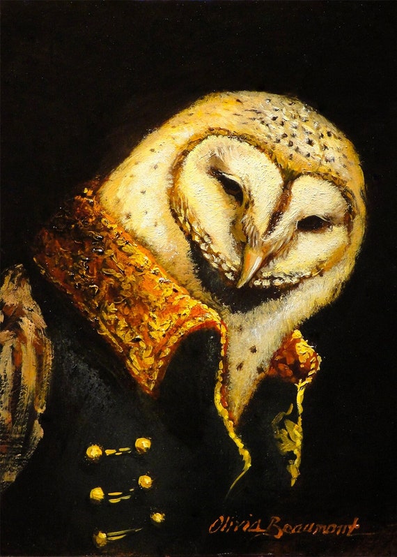 Barn Owl Art Print - Night Sentry