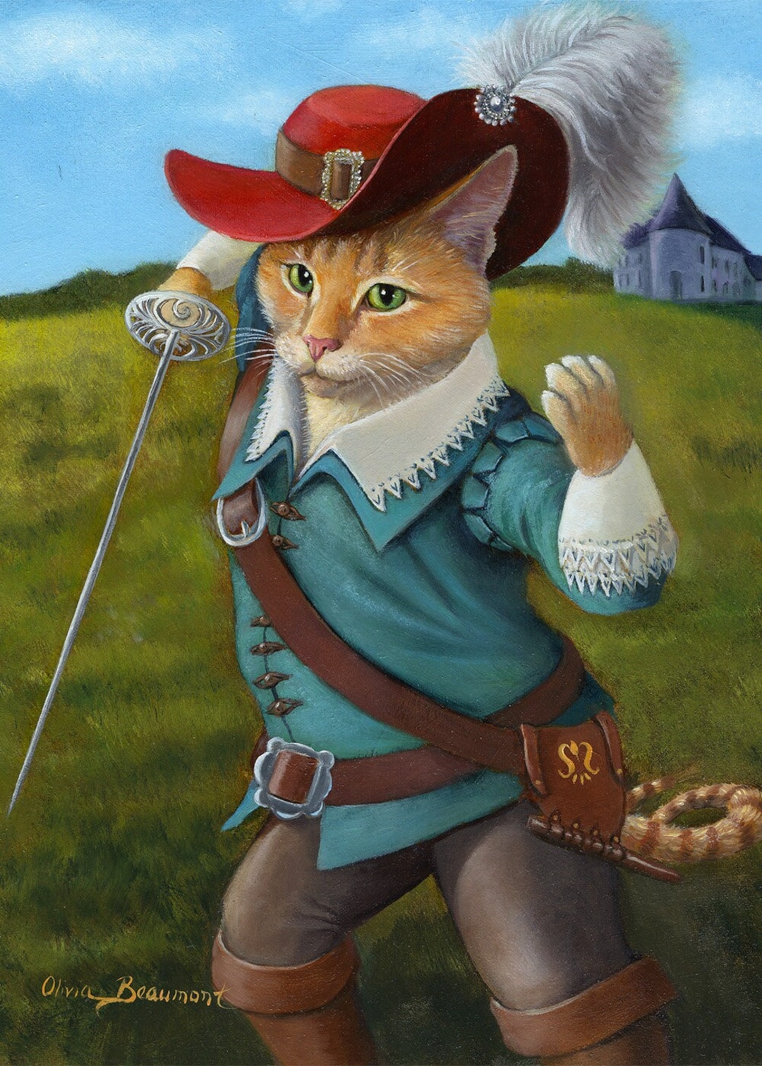 Puss in Boots Art Print - Etsy