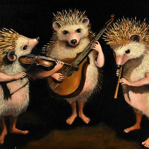 Hedgehogs Art Print - Hoggens Brothers