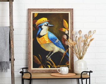 Impressão artística de Jay Azul