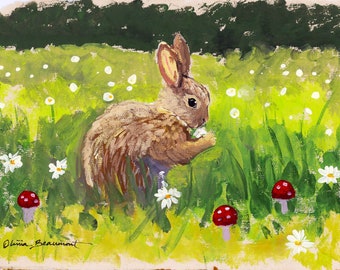 Bunny Art Print - MeadowSweet