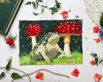 Toadstool Original Art - Just Listen