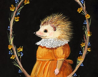 Hedgehog Artwork Print