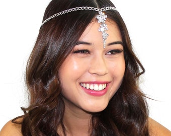 Kristin Perry Dainty Chain Grecian Headpiece Boho Hippie
