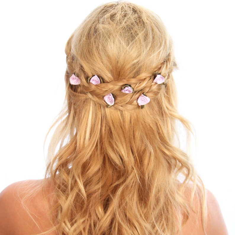 Flower Hair Pins / Flower Bobby Pins / Floral Hair Pins / Kristin Perry image 1