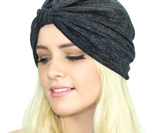 Kristin Perry Pinstripe Full Turban Headband Hat Kristin Perry Pinstripe Full Turban Headband Hat