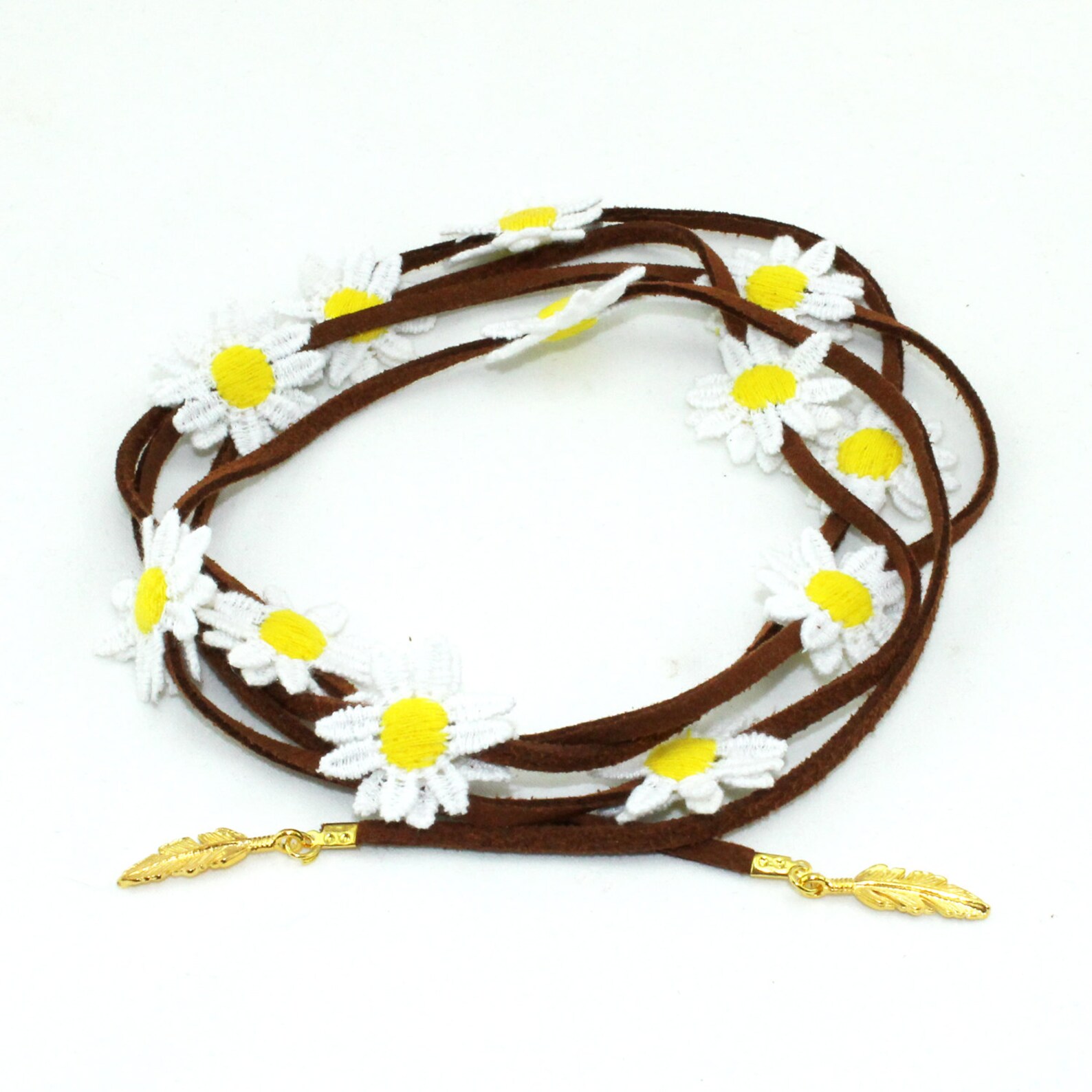 Daisy Flower Braid in / Daisy Flower Hair Wrap / Floral Braid Etsy