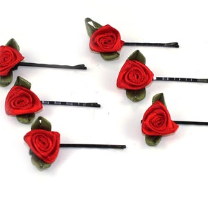 Flower Hair Pins / Flower Bobby Pins / Floral Hair Pins / Kristin Perry image 3