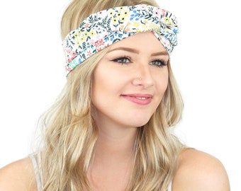 Floral Wire Twist Headband: USA Made Hair Wrap