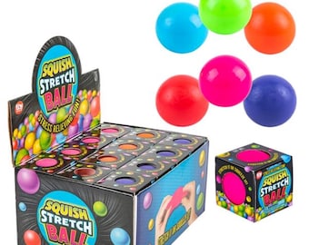 The 2.5" Squish Gummi Ball Toys - Sold In Touch Box - Llb Toys