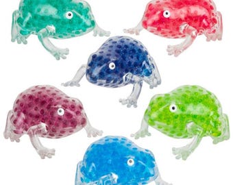 The 3.5" Squeezy Bead Frog Llb Squishy Toys