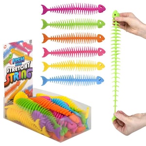 9,25" Fishbone Stretchy String Llb Squishy Toys