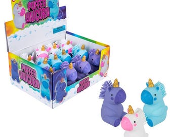 The 4" Puffer Unicorn Llb Squishy Toys