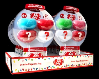 Jelly Belly Little Bean 4 Pack Squishi Toy Scented