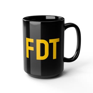 FDT Ceramic Mug - Foxtrot Delta Tango Anti-Trump Coffee Cup | Liberal Gift | Anti-MAGA | Political Drinkware for Coffee/Tea Lovers, Friends