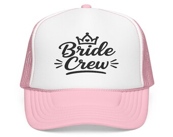 Truckerhoed bruid crew, pet bruidsfeest, bruiloft vrijgezellenaccessoire, bruid stamcadeau, gunst bruiloft, bijpassende bruidsmeisjes