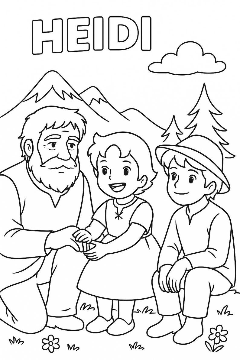pack-of-50-heidi-coloring-pages-to-print-coloring-pages-for-kids-retro