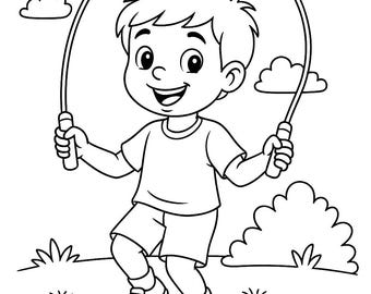 200 pagine da colorare stampabili per bambini, 100 ragazzi + 100 ragazze, attività creative, libro da colorare in PDF, stampabile a casa