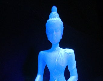 Glow-in-the-dark UV active Medicine Buddha Statuette