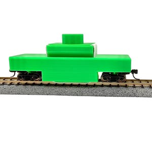 Model wagonu do czyszczenia torów kolejowych w skali N