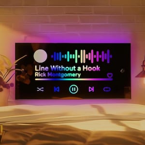 Scanbare muziekcode spiegel aangepast led-bord