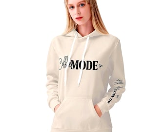 Coffee Mode Velvet Hoodie: Warm Autumn Winter Sweatshirt