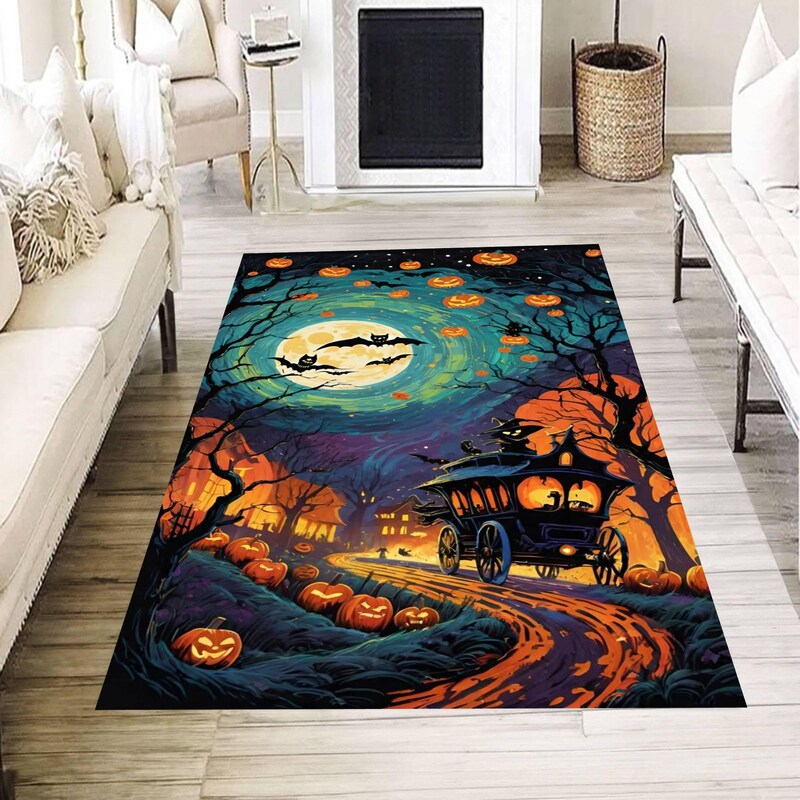 Halloween Rug - Etsy