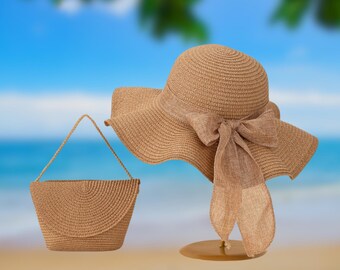 Straw Beach Tote & Sun Hat Bundle Mountain Hardwear | Accessories | Straw Beach Tote Sun Hat  main image 4