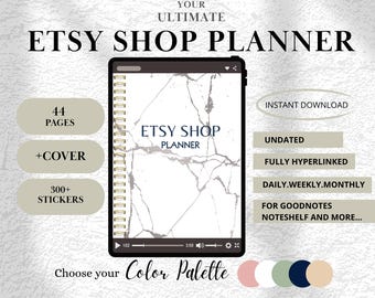 Goodnotes Etsy Shop Planner Digital Etsy Seller Tracker Sales Log Etsy Listing Ideas Journal Etsy Business Plan Shop Management Tracker ipad