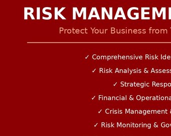 Risk Management Plan Template