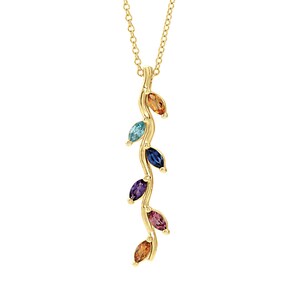 Personalized Birthstone Necklace 7 