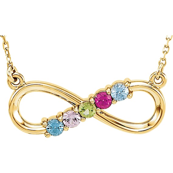 White gold 2024 birthstone pendant