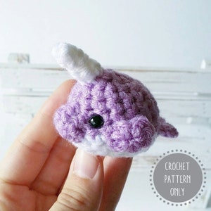 PDF / Crochet Amigurumi Pattern / Narwhal
